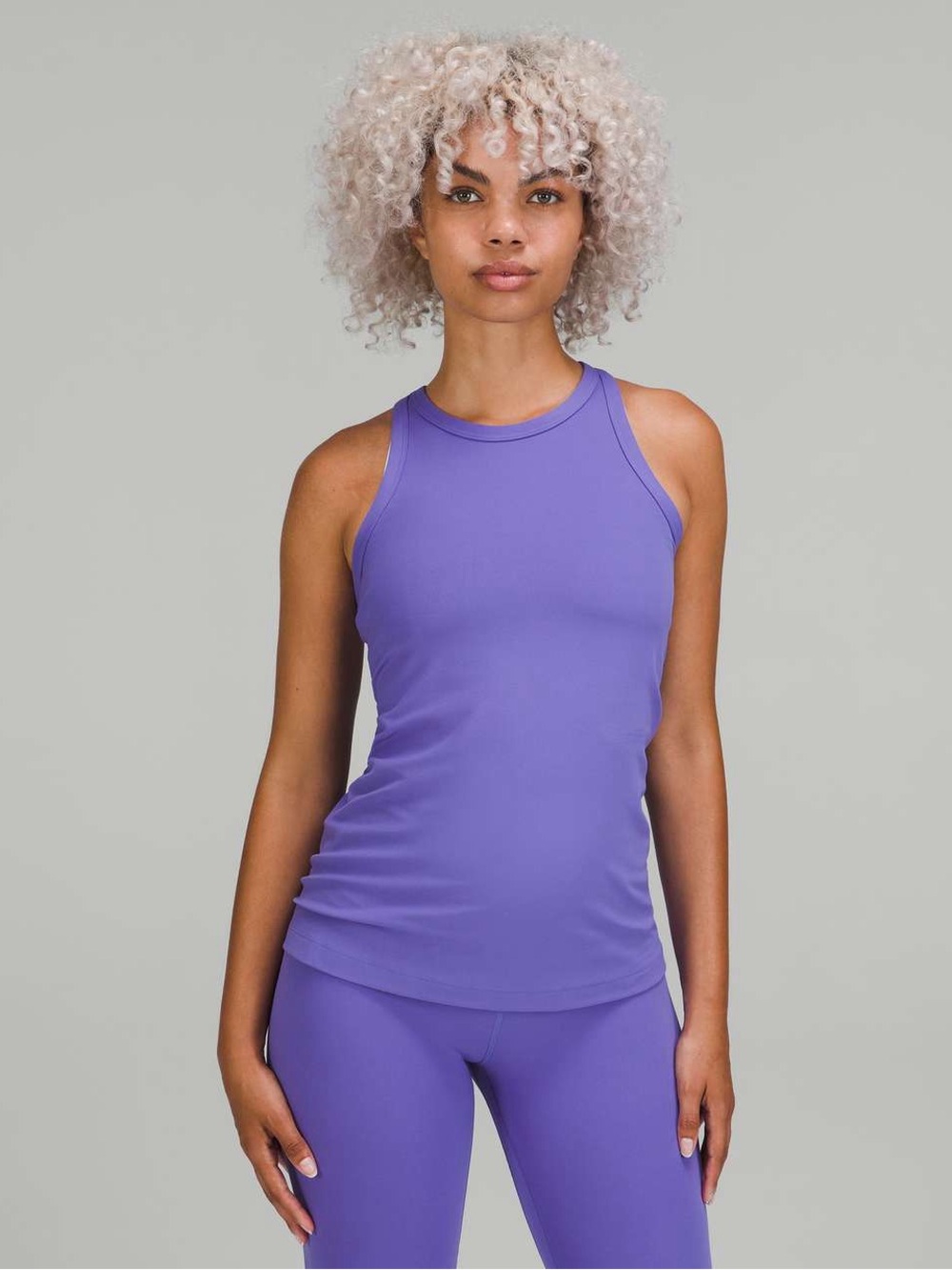 LULULEMON Align Hip-Length Racerback Tank Top Charged Indigo Size 4